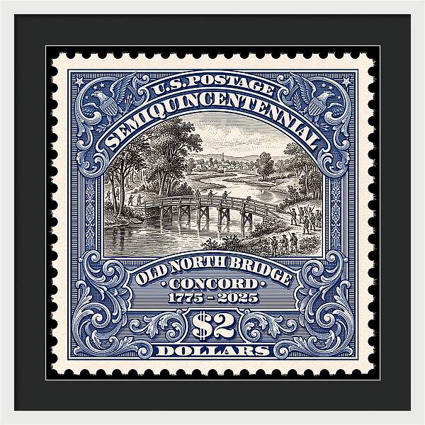 Battle of Concord $2 1 - Framed Print