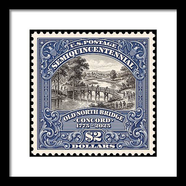 Battle of Concord $2 1 - Framed Print