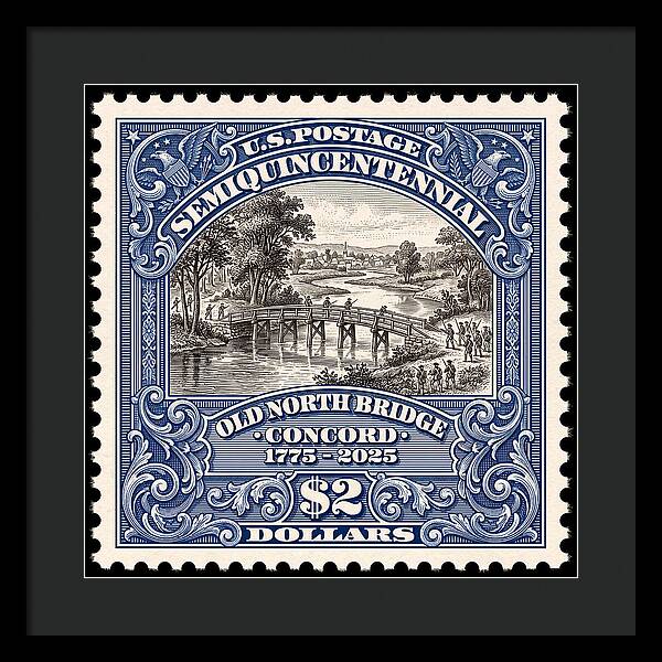 Battle of Concord $2 1 - Framed Print