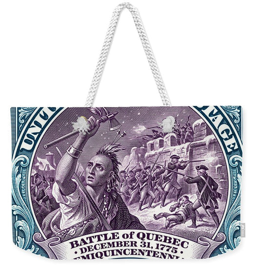Battle of Quebec $5 2 - Weekender Tote Bag