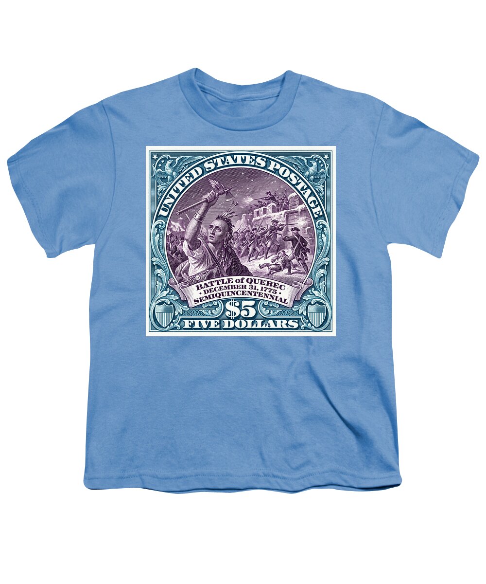 Battle of Quebec $5 2 - Youth T-Shirt