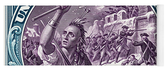 Battle of Quebec $5 2 - Yoga Mat