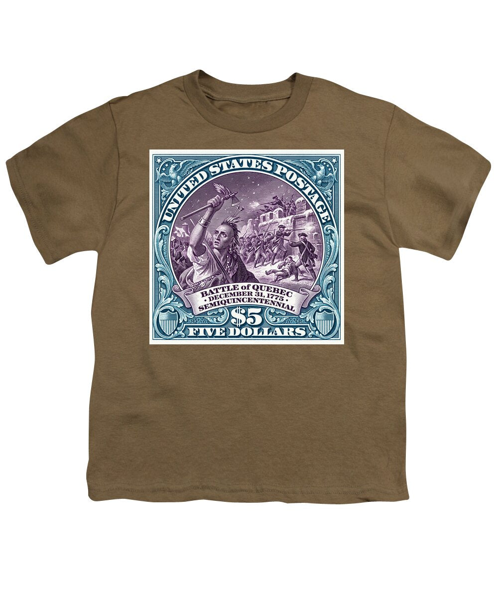 Battle of Quebec $5 2 - Youth T-Shirt