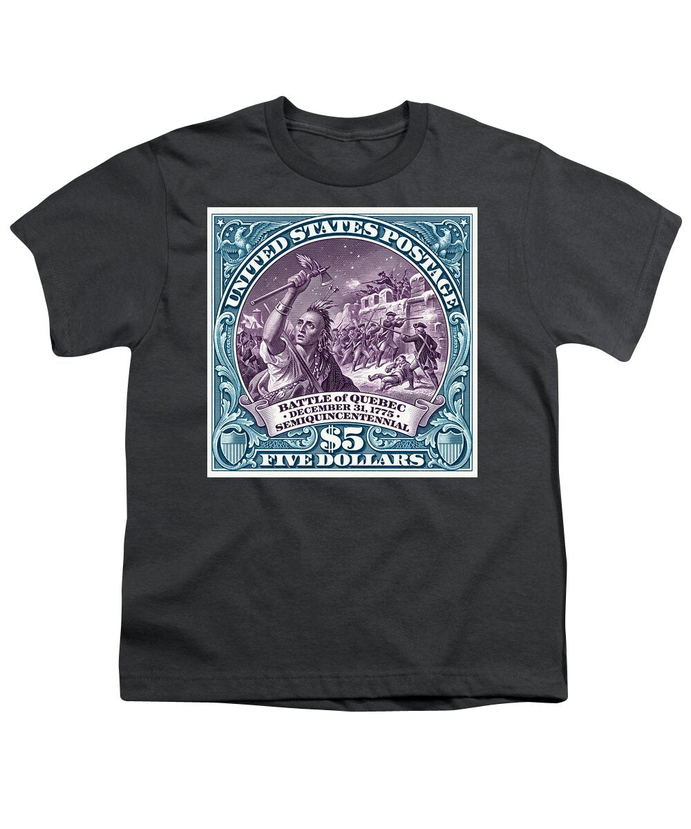 Battle of Quebec $5 2 - Youth T-Shirt