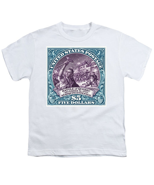 Battle of Quebec $5 2 - Youth T-Shirt