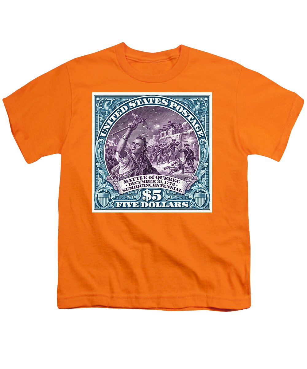 Battle of Quebec $5 2 - Youth T-Shirt