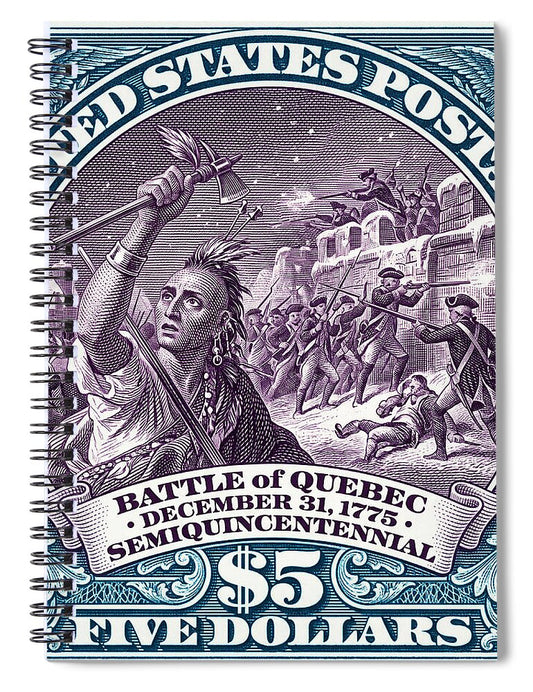 Battle of Quebec $5 2 - Spiral Notebook