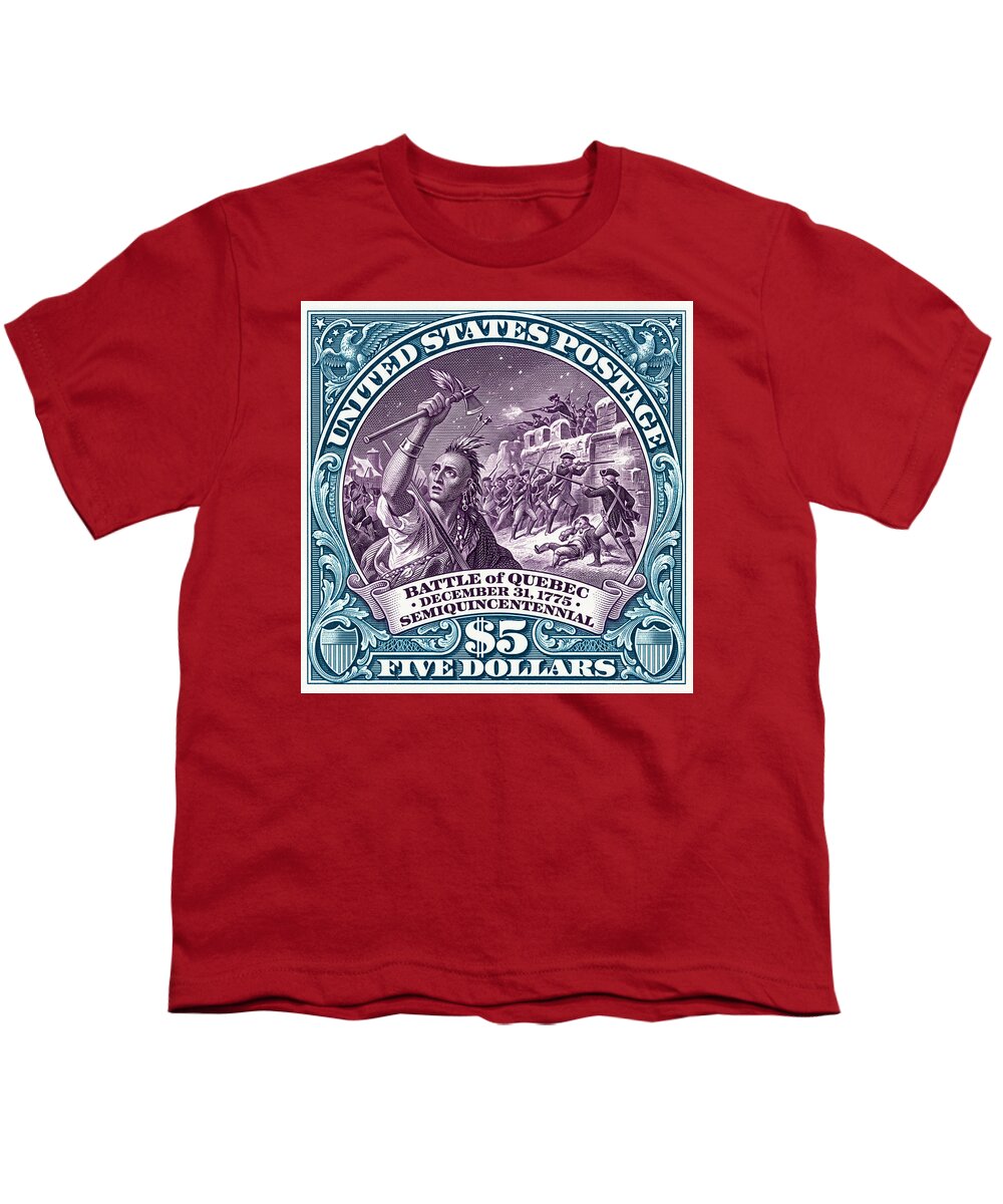 Battle of Quebec $5 2 - Youth T-Shirt