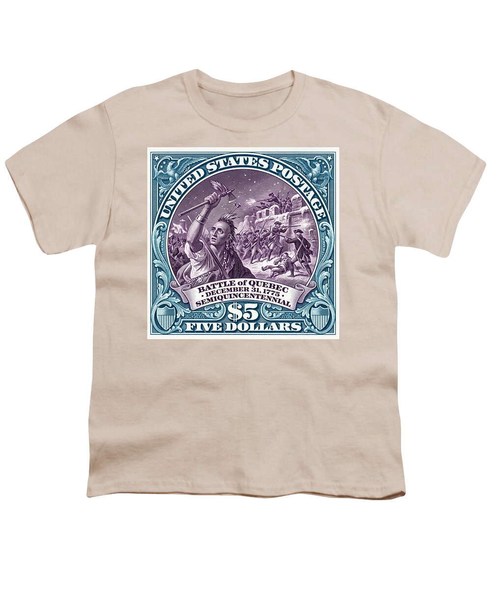 Battle of Quebec $5 2 - Youth T-Shirt
