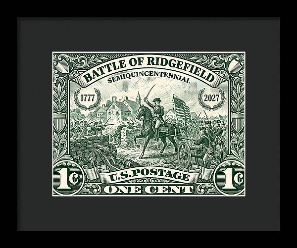 Battle of Ridgefield 1c 1 - Framed Print