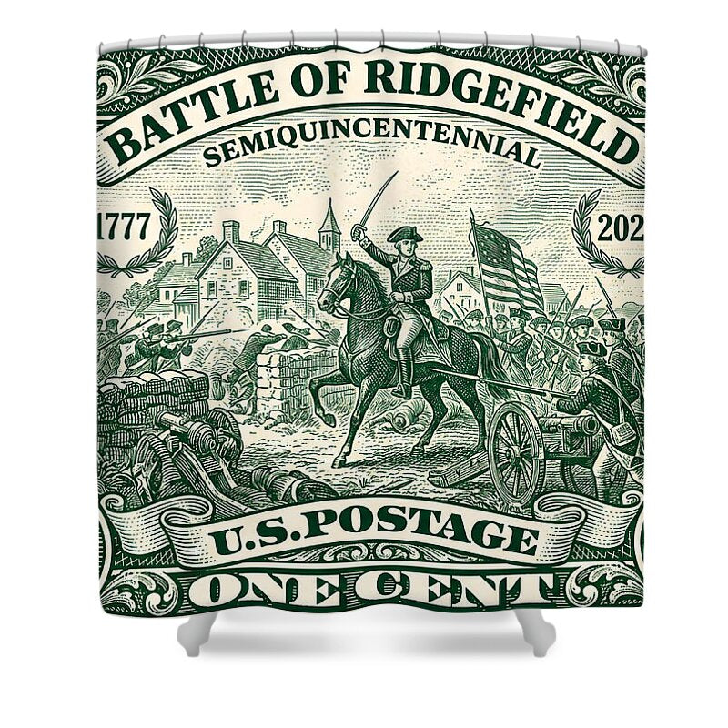 Battle of Ridgefield 1c 1 - Shower Curtain