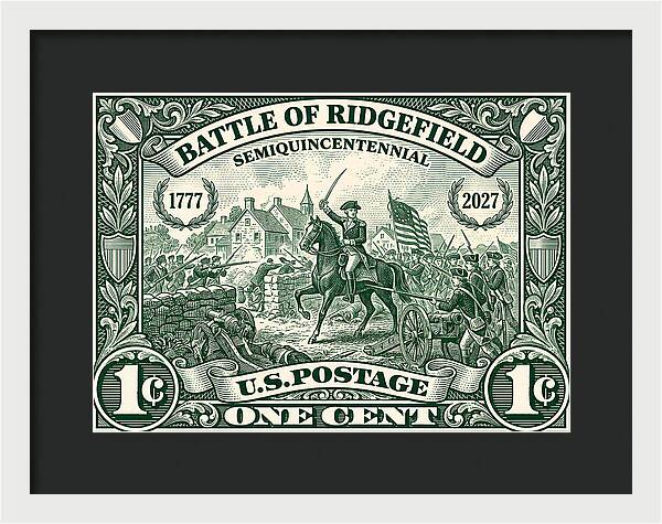 Battle of Ridgefield 1c 1 - Framed Print