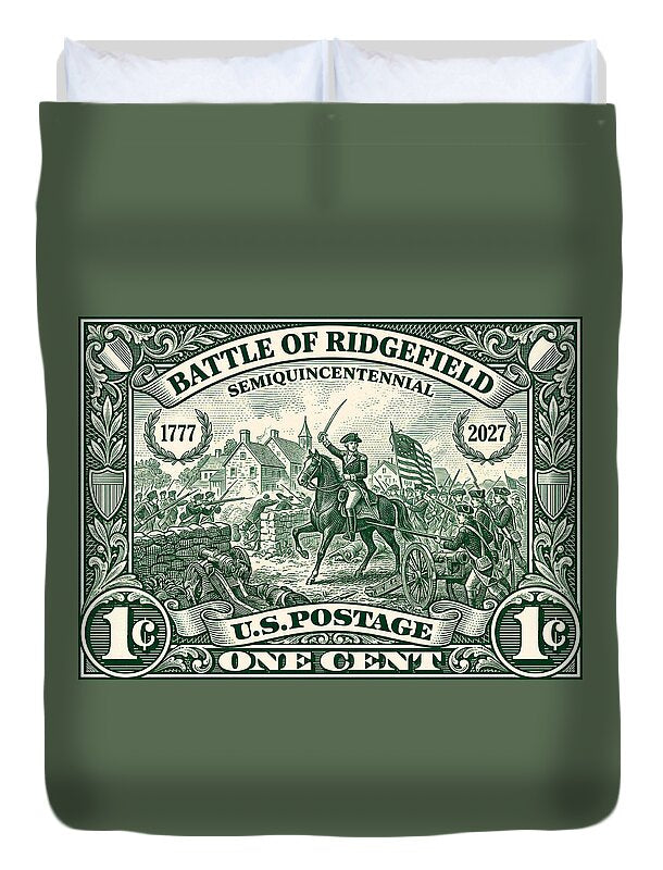 Battle of Ridgefield 1c 1 - Duvet Cover