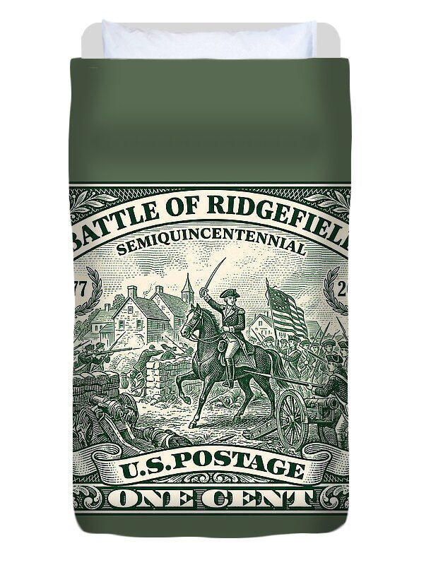 Battle of Ridgefield 1c 1 - Duvet Cover