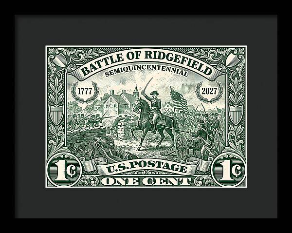 Battle of Ridgefield 1c 1 - Framed Print