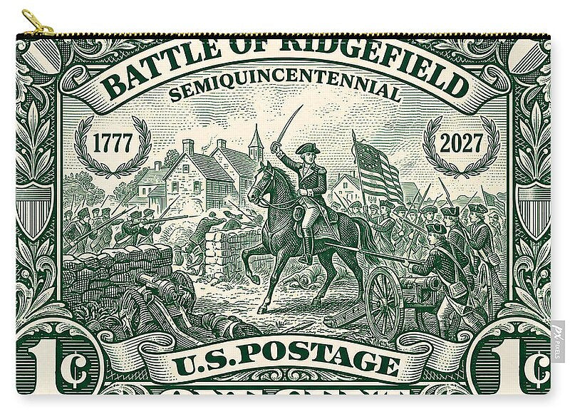 Battle of Ridgefield 1c 1 - Zip Pouch