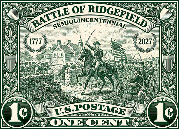 Battle of Ridgefield 1c 1 - Art Print
