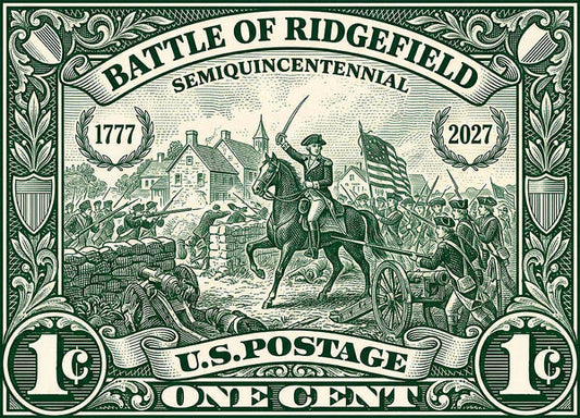 Battle of Ridgefield 1c 1 - Art Print