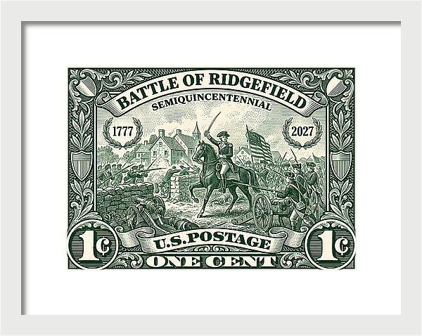 Battle of Ridgefield 1c 1 - Framed Print