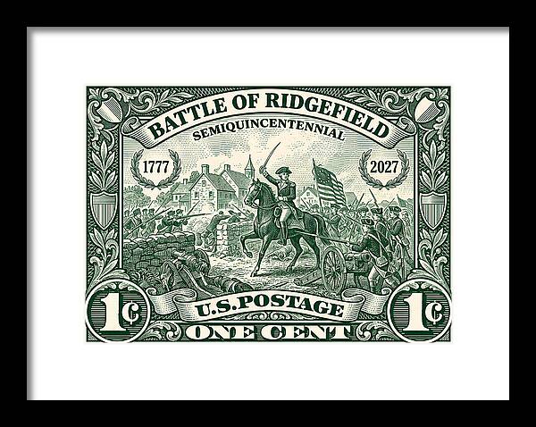 Battle of Ridgefield 1c 1 - Framed Print