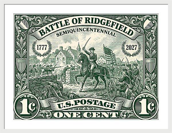 Battle of Ridgefield 1c 1 - Framed Print