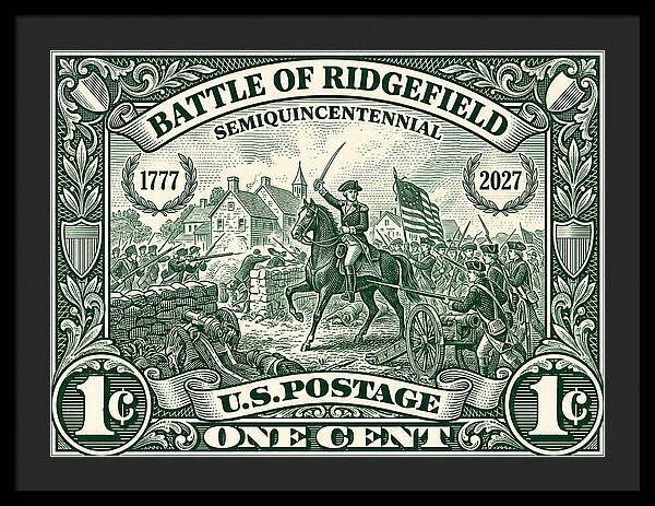 Battle of Ridgefield 1c 1 - Framed Print