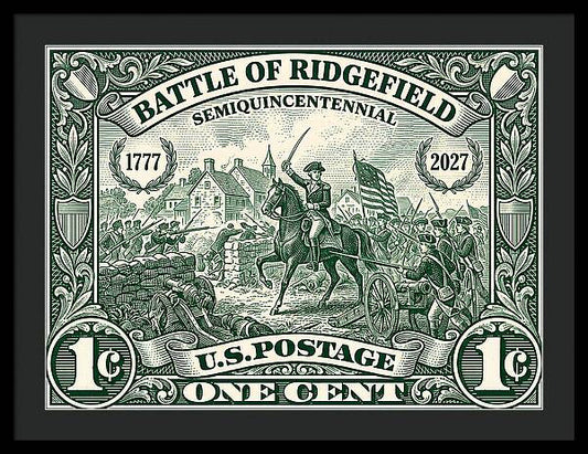 Battle of Ridgefield 1c 1 - Framed Print