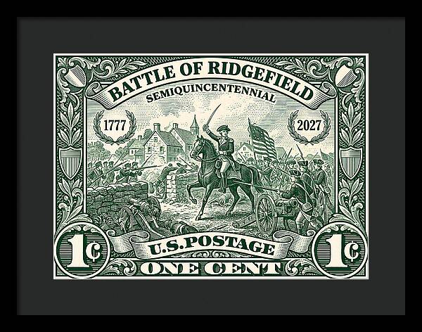 Battle of Ridgefield 1c 1 - Framed Print
