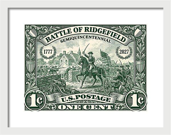 Battle of Ridgefield 1c 1 - Framed Print