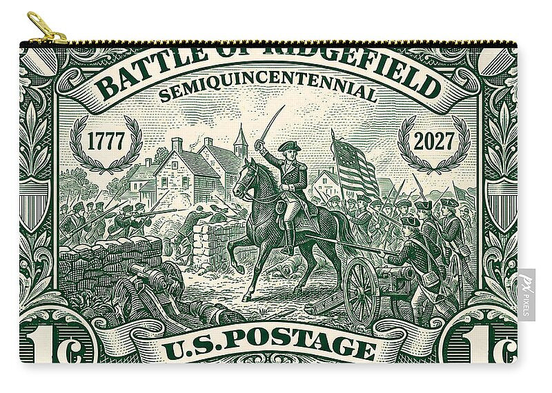 Battle of Ridgefield 1c 1 - Zip Pouch