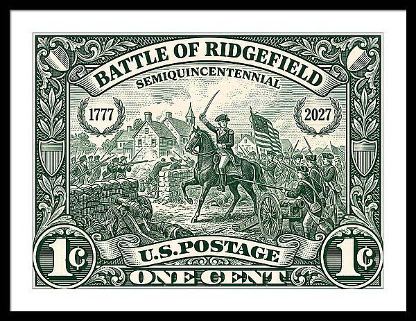 Battle of Ridgefield 1c 1 - Framed Print