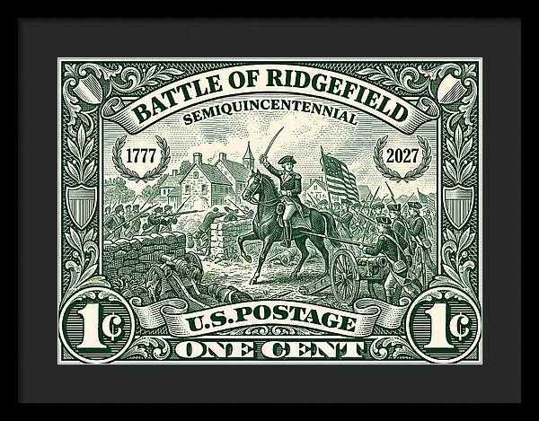 Battle of Ridgefield 1c 1 - Framed Print