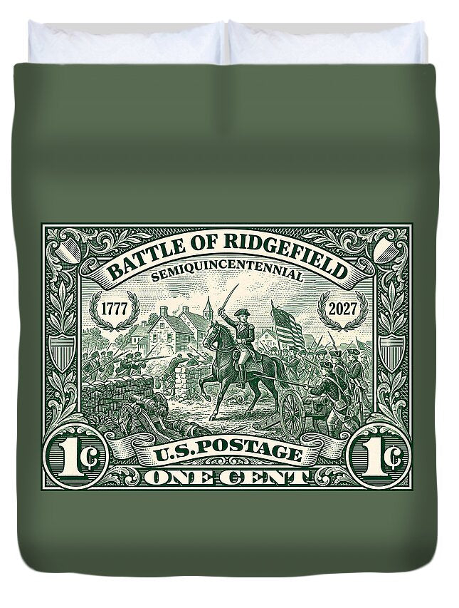 Battle of Ridgefield 1c 1 - Duvet Cover