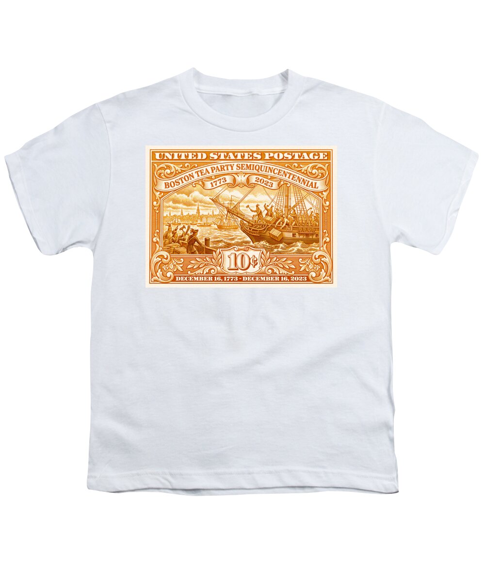 Boston Tea Party 10c 1 - Youth T-Shirt