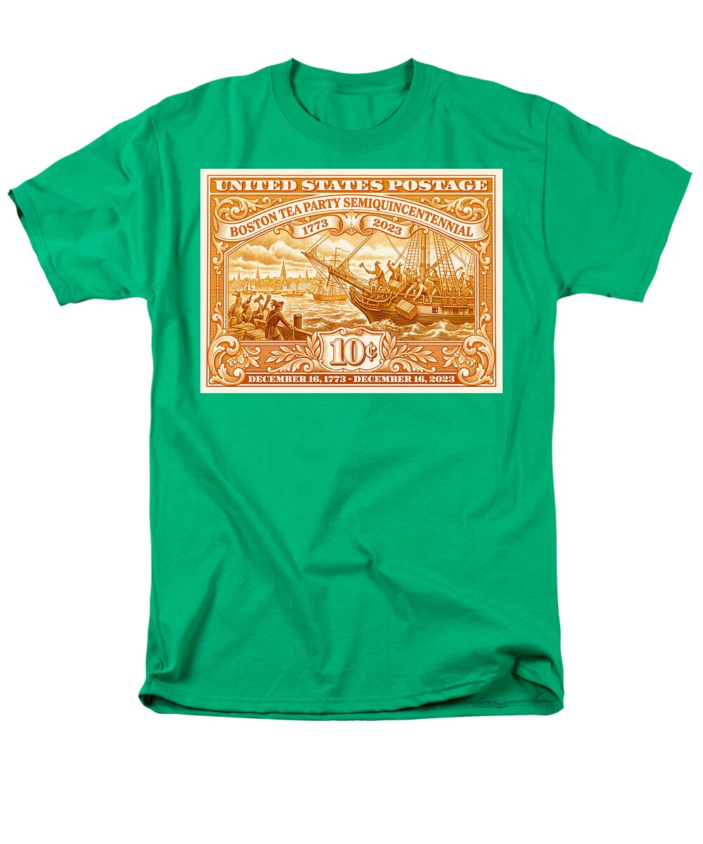 Boston Tea Party 10c 1 - Men's T-Shirt  (Regular Fit)
