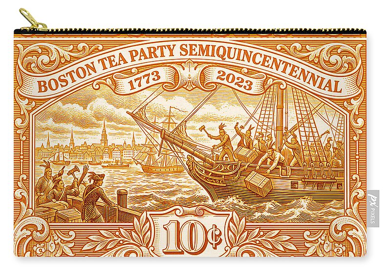 Boston Tea Party 10c 1 - Zip Pouch