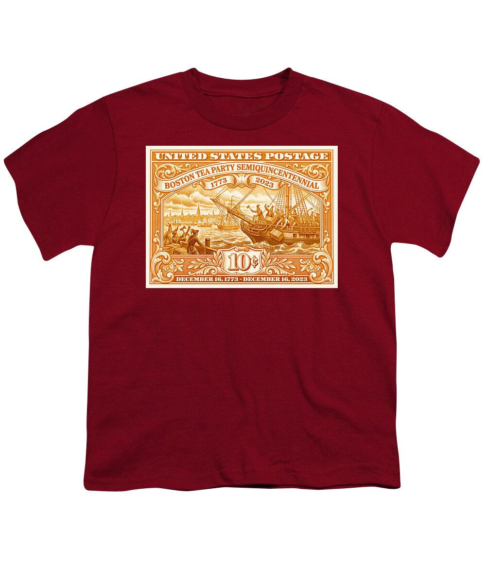 Boston Tea Party 10c 1 - Youth T-Shirt
