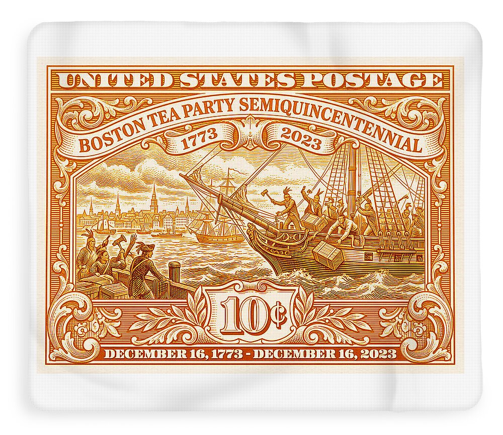 Boston Tea Party 10c 1 - Blanket