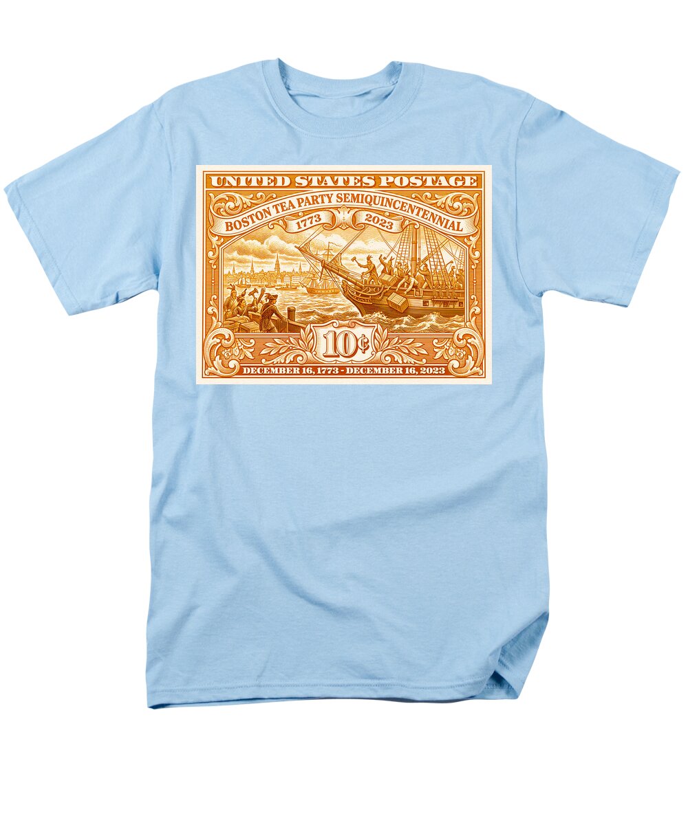 Boston Tea Party 10c 1 - Men's T-Shirt  (Regular Fit)