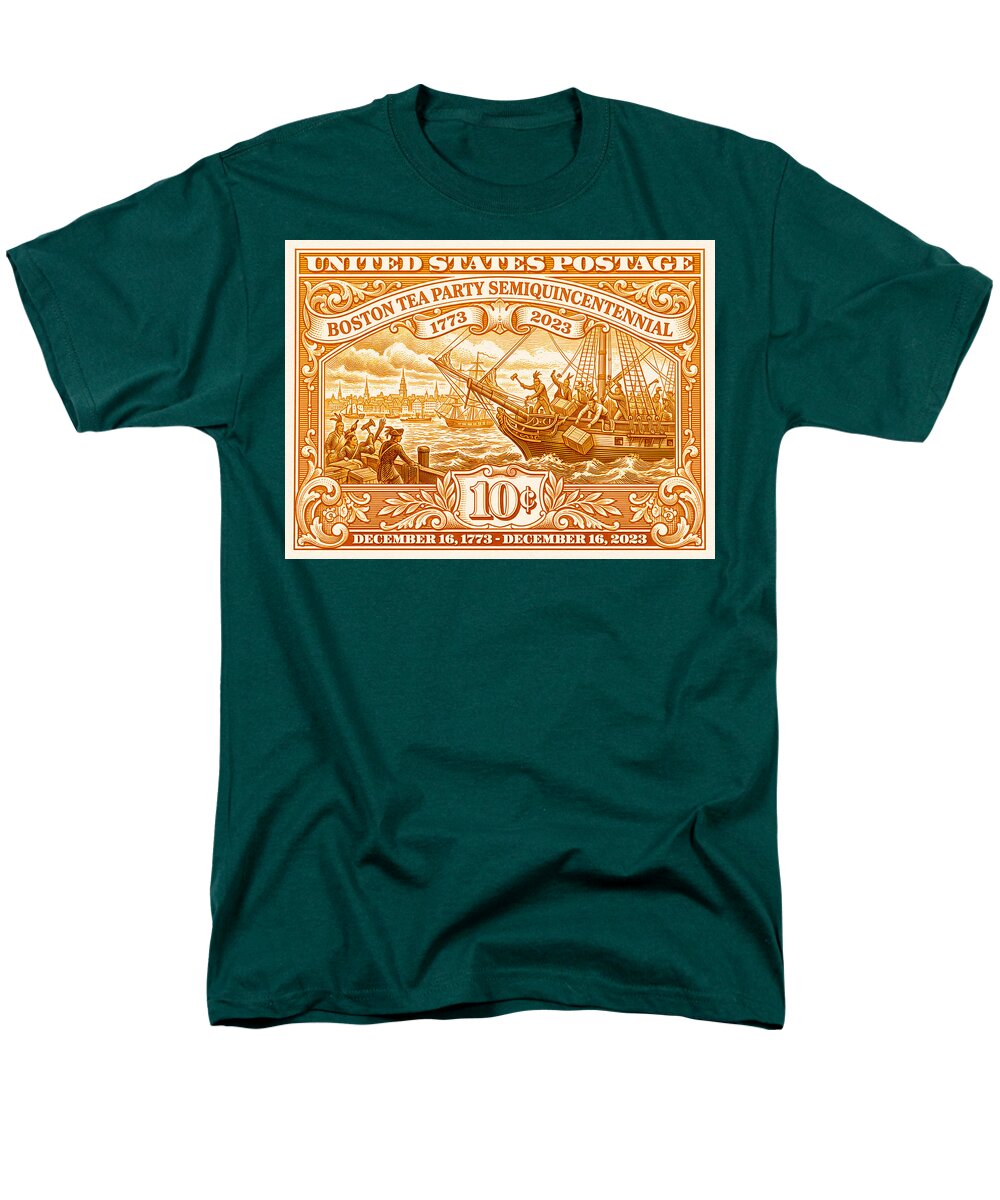 Boston Tea Party 10c 1 - Men's T-Shirt  (Regular Fit)