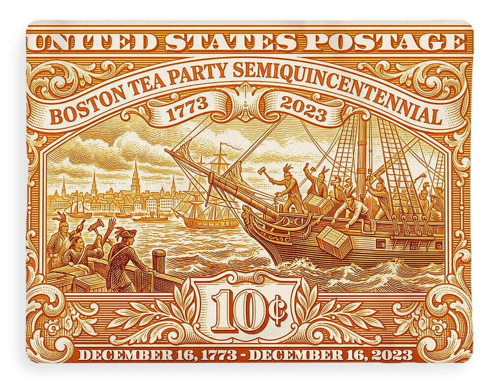 Boston Tea Party 10c 1 - Blanket
