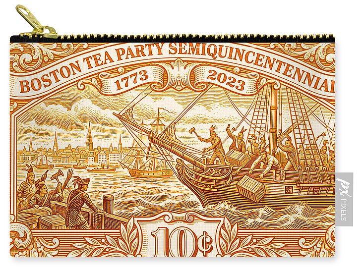 Boston Tea Party 10c 1 - Zip Pouch
