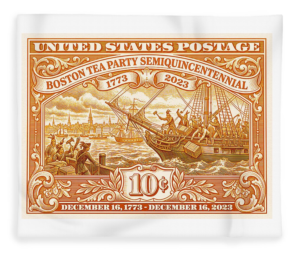 Boston Tea Party 10c 1 - Blanket