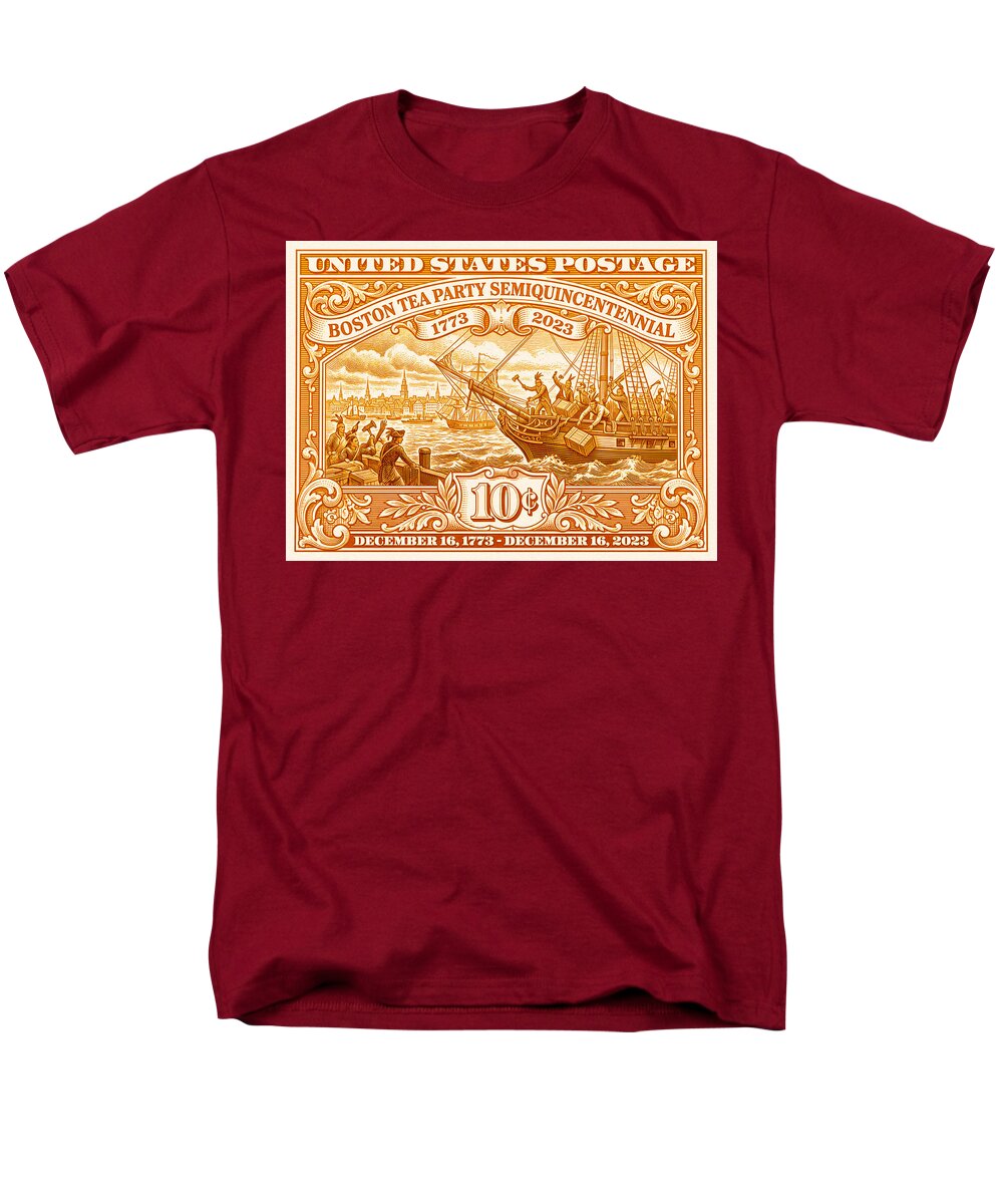 Boston Tea Party 10c 1 - Men's T-Shirt  (Regular Fit)