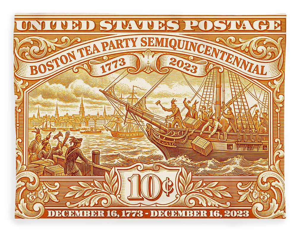 Boston Tea Party 10c 1 - Blanket