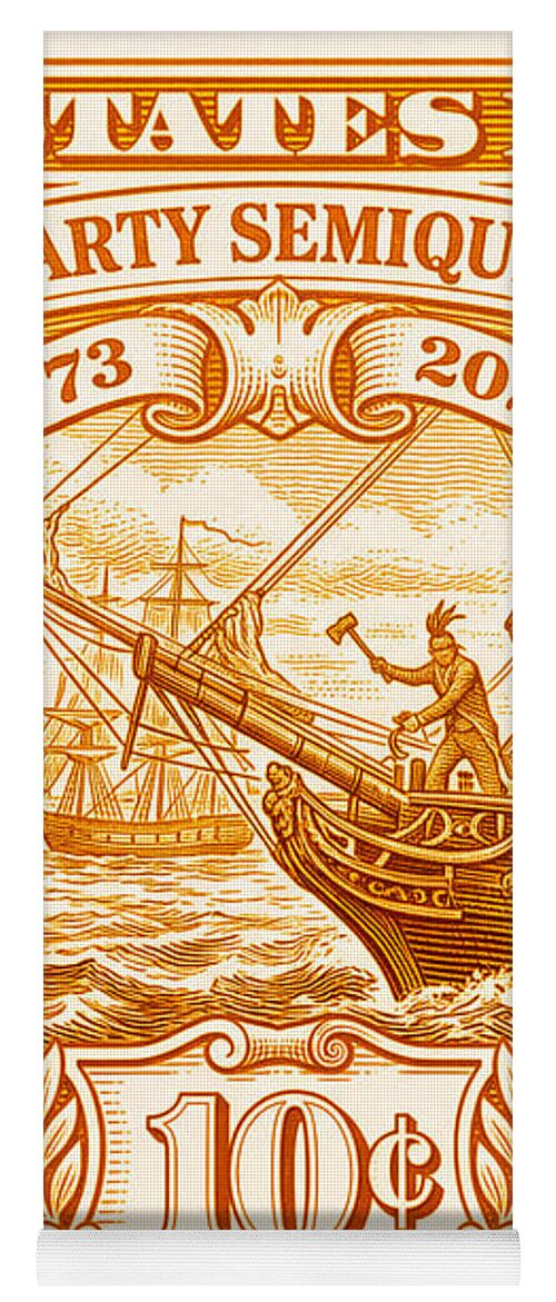 Boston Tea Party 10c 1 - Yoga Mat