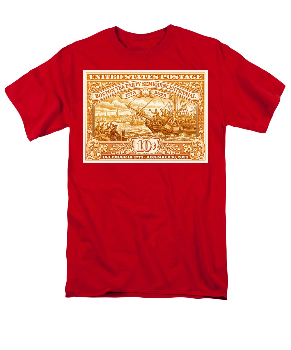 Boston Tea Party 10c 1 - Men's T-Shirt  (Regular Fit)