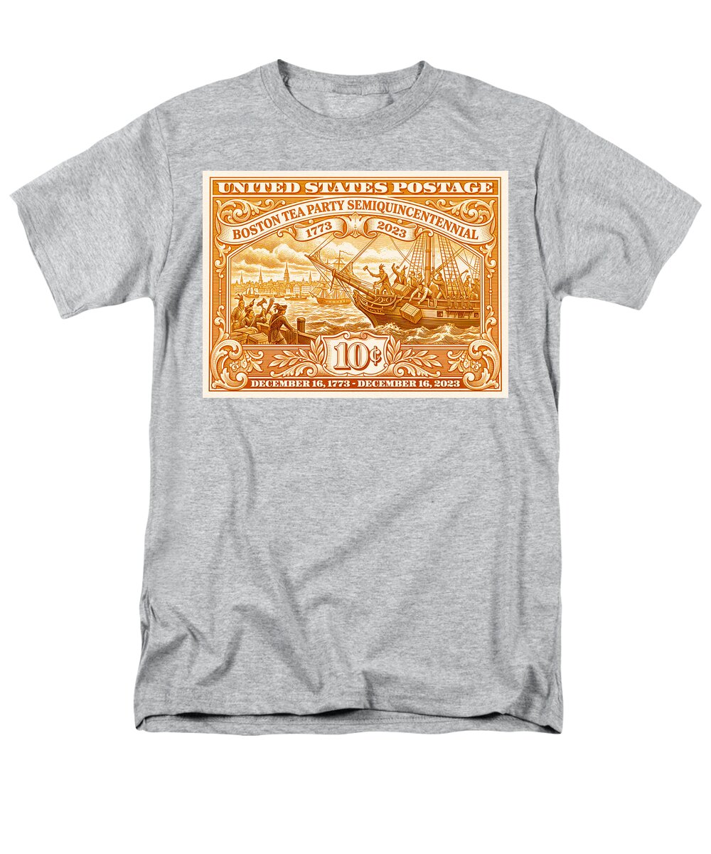 Boston Tea Party 10c 1 - Men's T-Shirt  (Regular Fit)