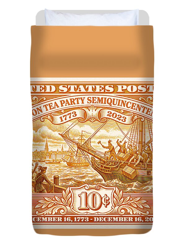 Boston Tea Party 10c 1 - Duvet Cover