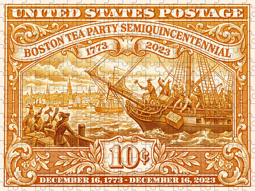 Boston Tea Party 10c 1 - Puzzle